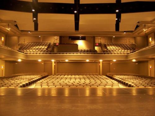 From the stage 